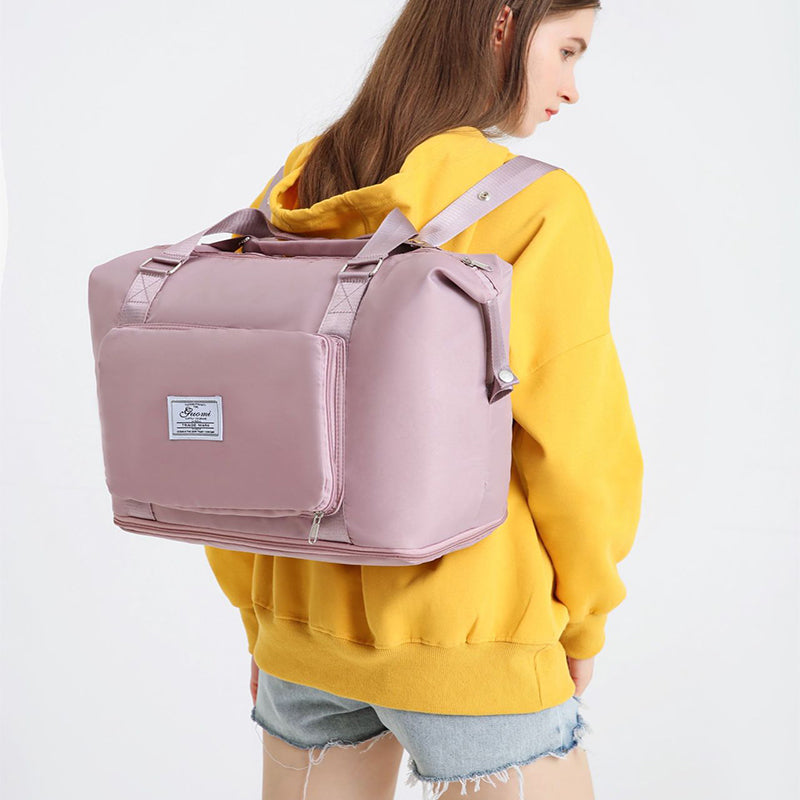 Folding Travel Bags For Backpack Handbag Sholder Bag Gym Fitness Weekender Overnight Women Folding Travel Bags For Backpack Handbag Sholder Bag Gym Fitness Weekender Overnight Women